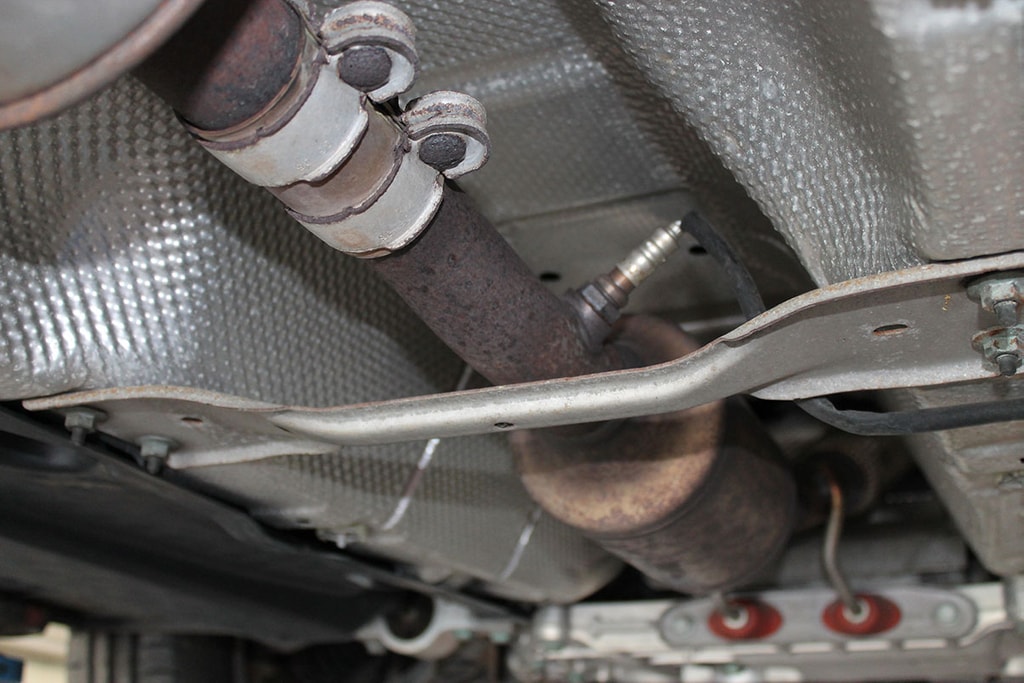 Abgassystem-Kontrolle